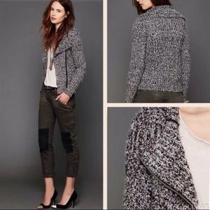 🌼 Free People Motorcycle Style Zip Jacket